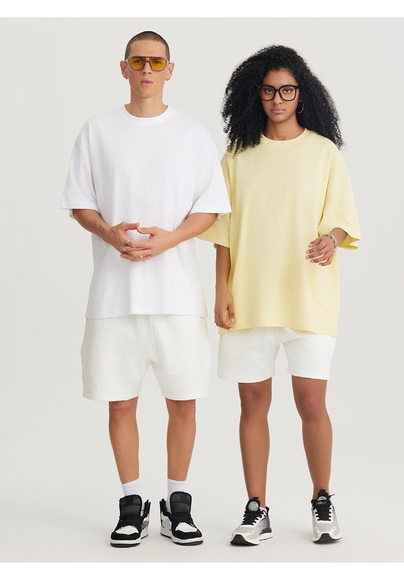Mens Streetwear Boxy Fit 100% cotton Oversize Tshirt BOXY-033 print logo 53