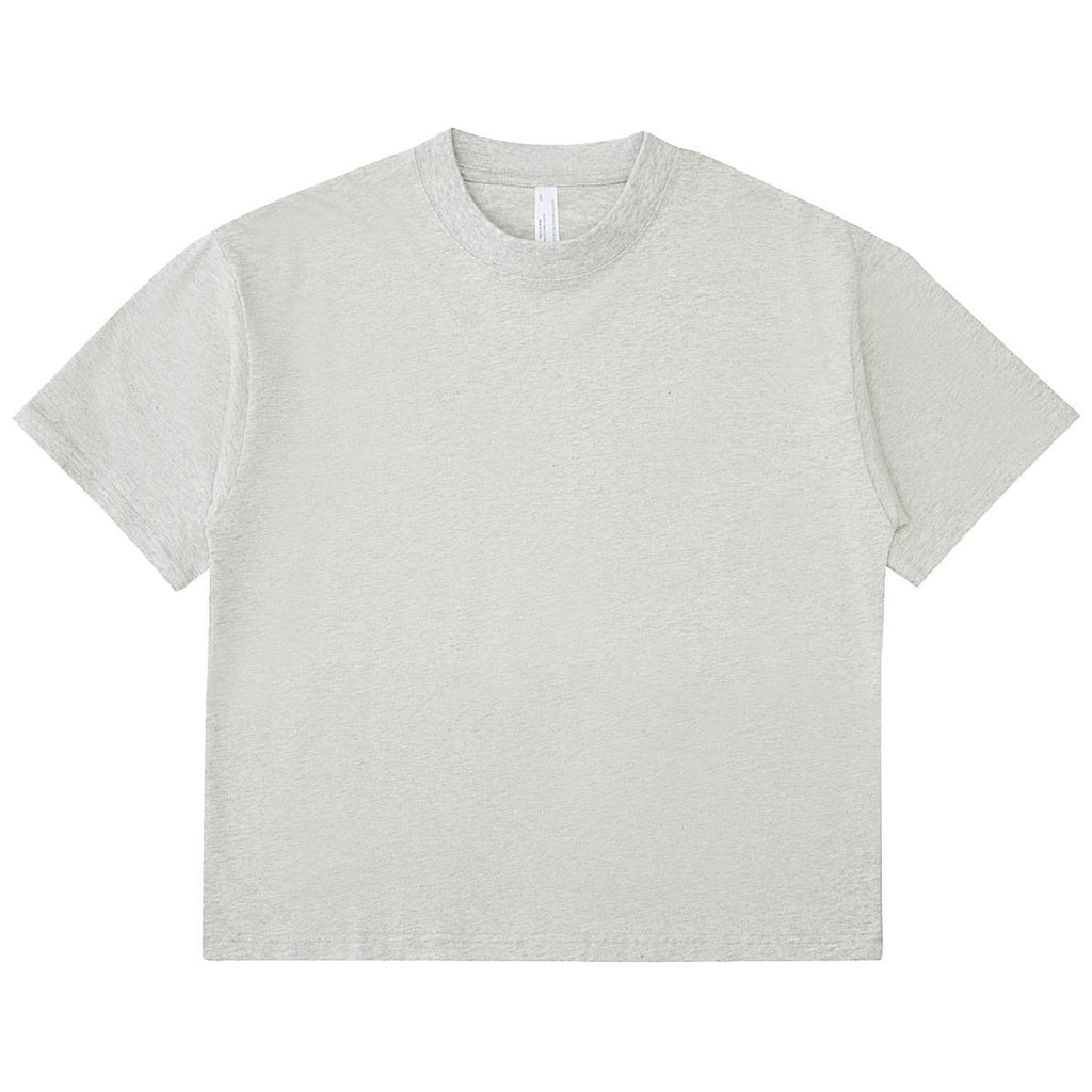 Mens Streetwear Boxy Fit 100% cotton Oversize Tshirt BOXY-033 print logo 26