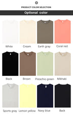 Mens Streetwear Boxy Fit 100% cotton Oversize Tshirt BOXY-033 print logo 57