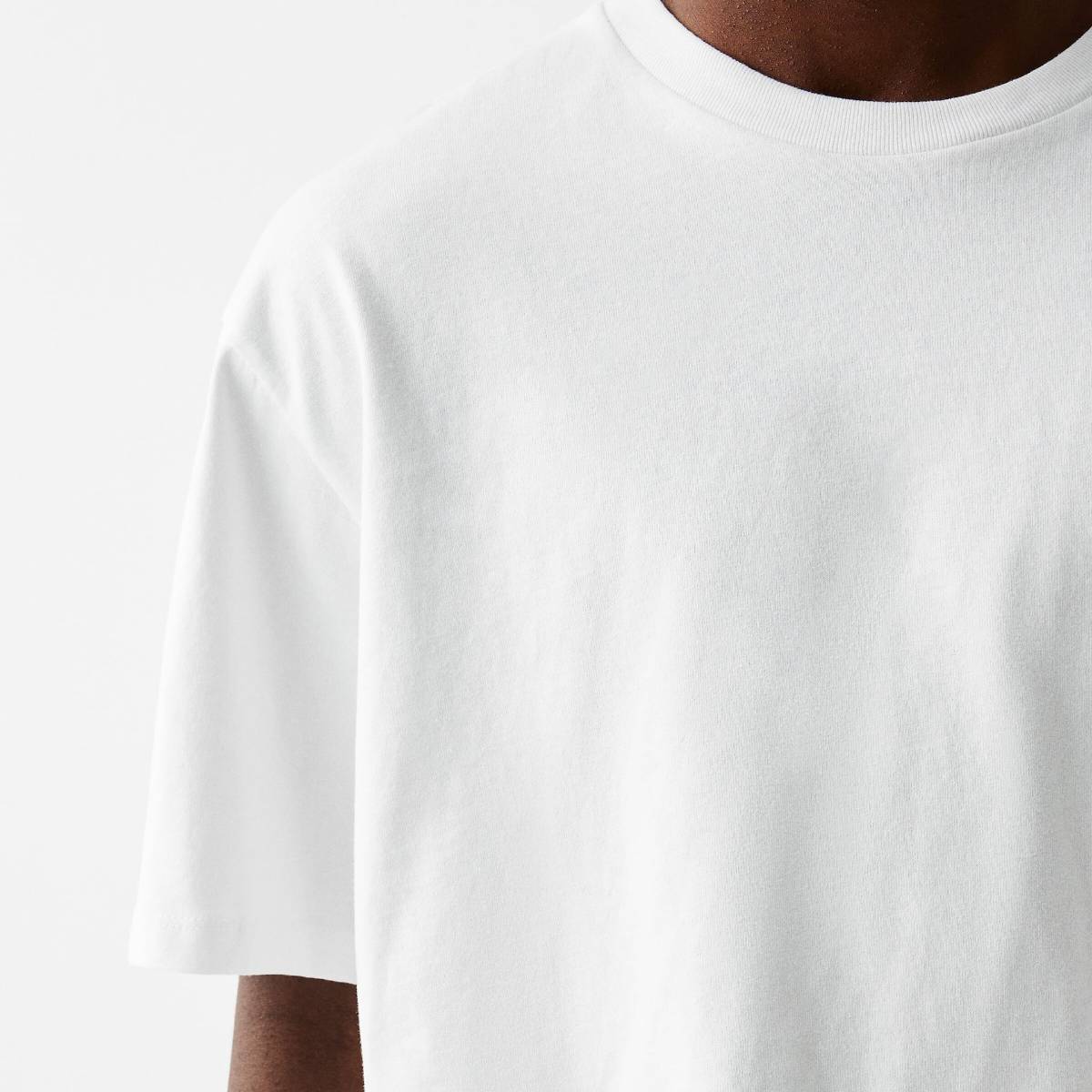 Mens Streetwear Boxy Fit 100% cotton Oversize Tshirt BOXY-033 print logo 66