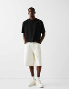 Mens Streetwear Boxy Fit 100% cotton Oversize Tshirt BOXY-033 print logo 11