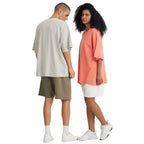 Mens Streetwear Boxy Fit 100% cotton Oversize Tshirt BOXY-033 print logo 31