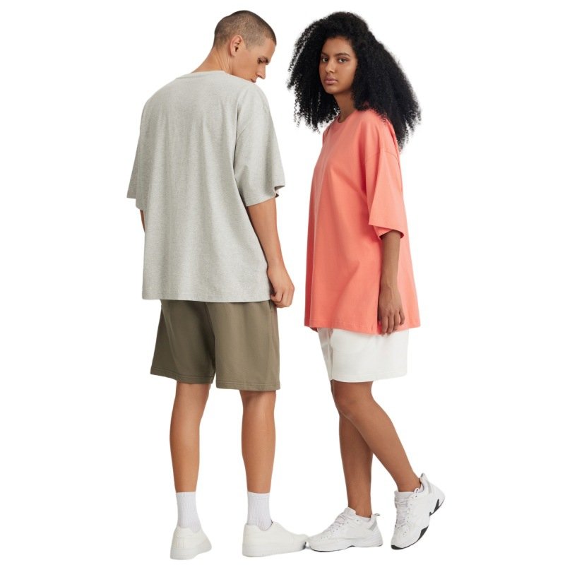 Mens Streetwear Boxy Fit 100% cotton Oversize Tshirt BOXY-033 print logo 31