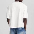 Mens Streetwear Boxy Fit 100% cotton Oversize Tshirt BOXY-033 print logo 3