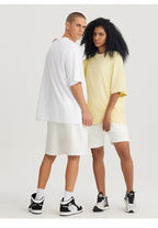 Mens Streetwear Boxy Fit 100% cotton Oversize Tshirt BOXY-033 print logo 52
