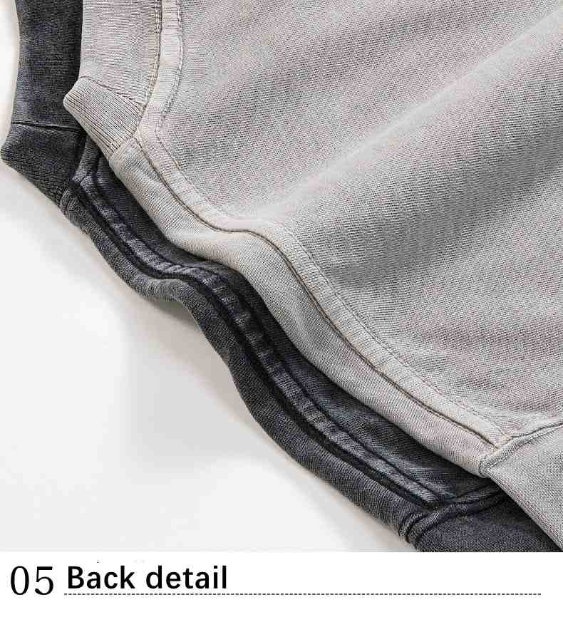Mens Washed Boxy Fit 100% cotton Oversized Tshirt BOXY-T080 print logo 57