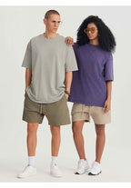 Mens Washed Boxy Fit 100% cotton Oversized Tshirt BOXY-T080 print logo 45
