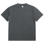 Mens Washed Boxy Fit 100% cotton Oversized Tshirt BOXY-T080 print logo 14