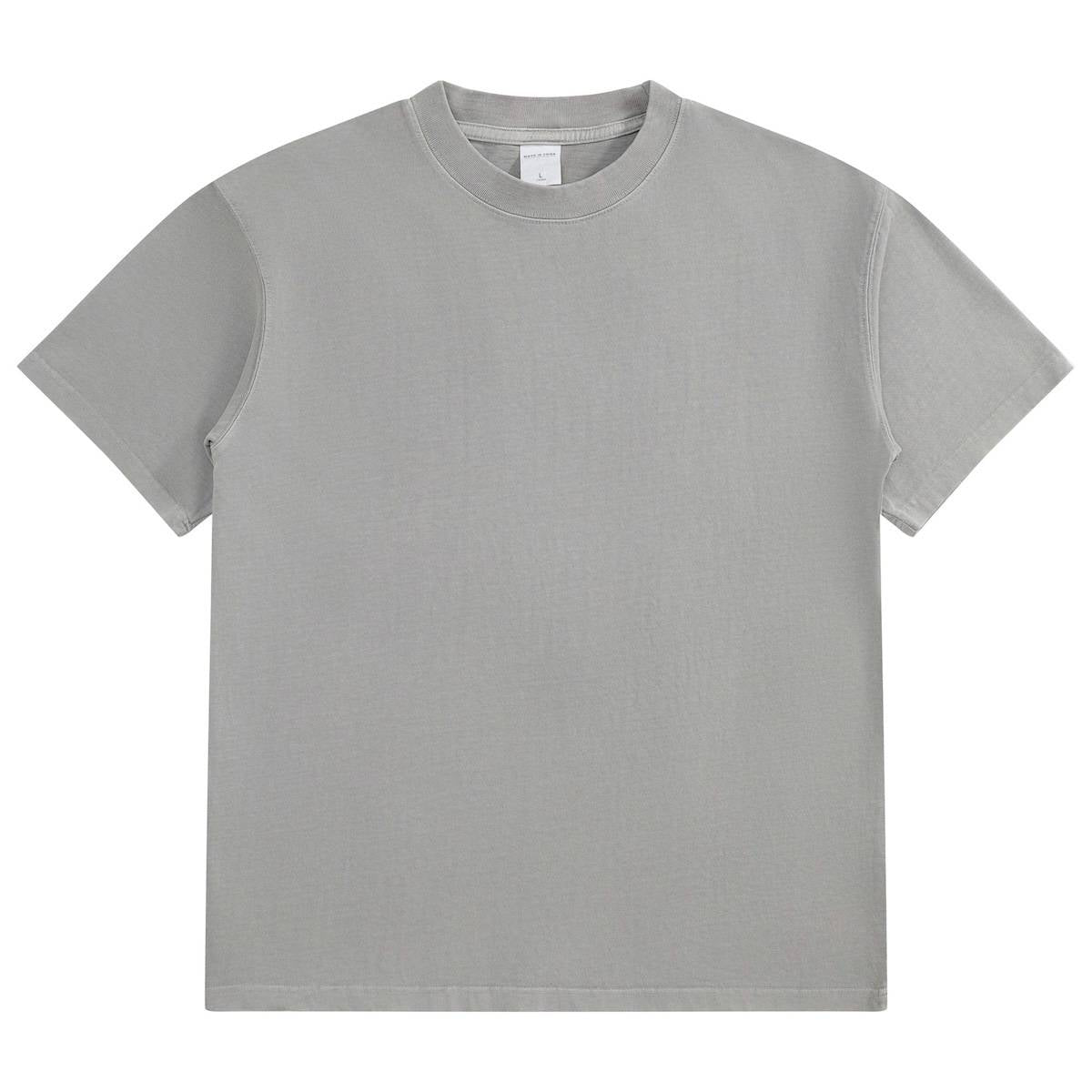 Mens Washed Boxy Fit 100% cotton Oversized Tshirt BOXY-T080 print logo 15