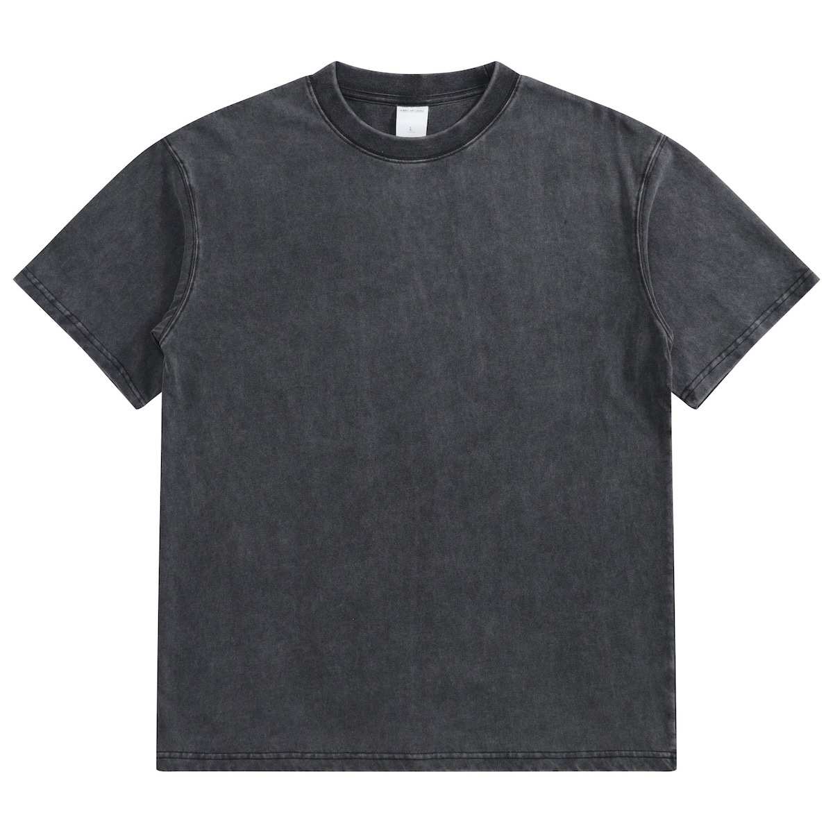 Mens Washed Boxy Fit 100% cotton Oversized Tshirt BOXY-T080 print logo 16