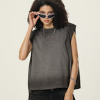 Mens Acid Washed 100%cotton TANK TOP  BX8102