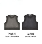 Mens Acid Washed 100%cotton TANK TOP  BX8102