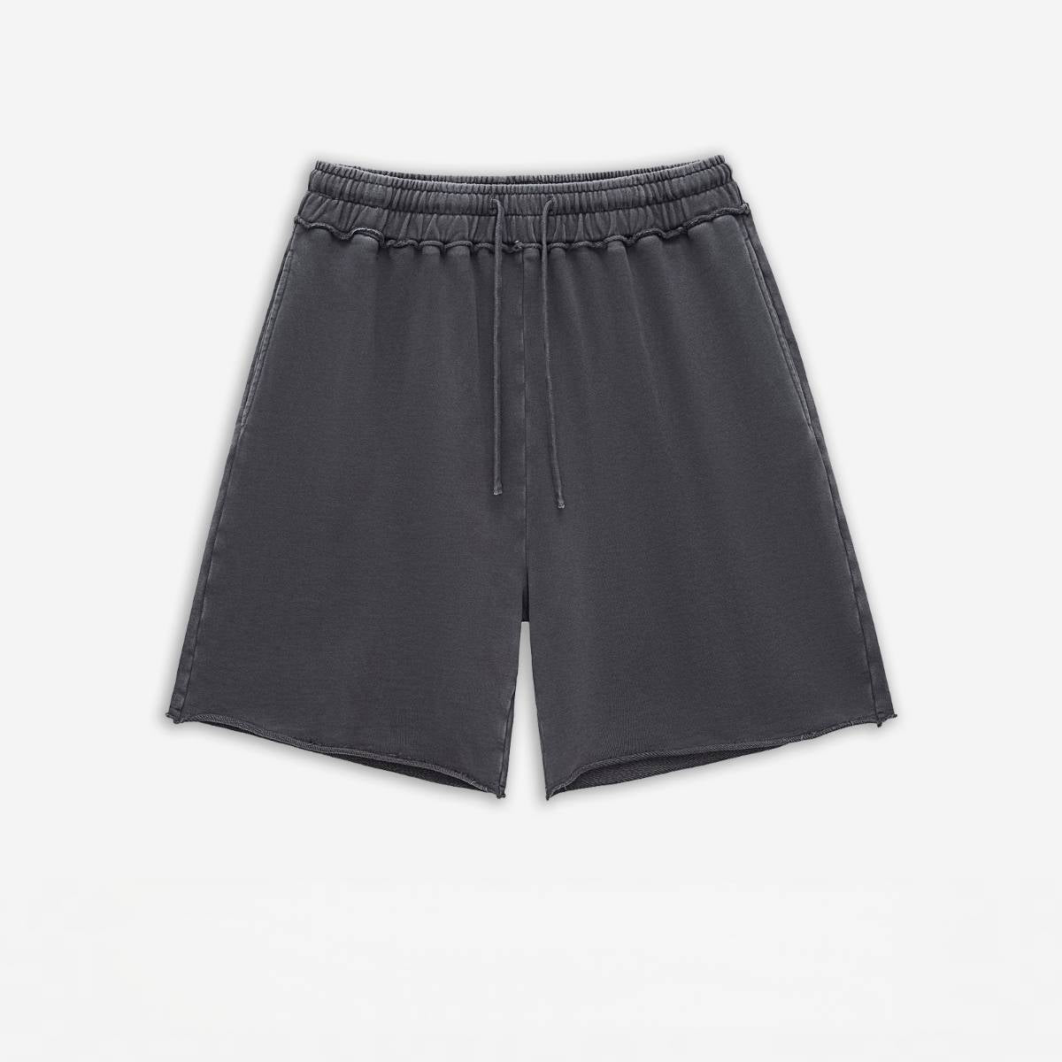 Mens Streetwear 100%cotton Sleeveless Hoodie Shorts Set BX8806-DK8601 Set print logo 6