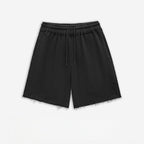 Mens Streetwear 100%cotton Sleeveless Hoodie Shorts Set BX8806-DK8601 Set print logo 16