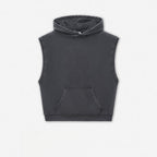 Mens Streetwear 100%cotton Sleeveless Hoodie Shorts Set BX8806-DK8601 Set print logo 12