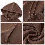 Mens Streetwear 100%cotton Tank Top Shorts Set BX8806-DK8601 - Cut‑off Sleeveless Hoodie print logo 34