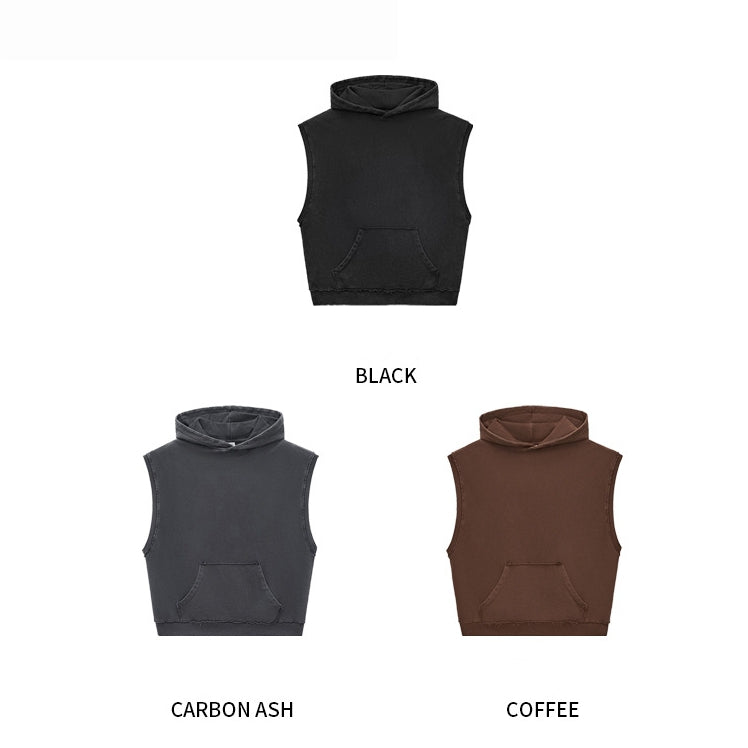 Mens Streetwear 100%cotton Tank Top Shorts Set BX8806-DK8601