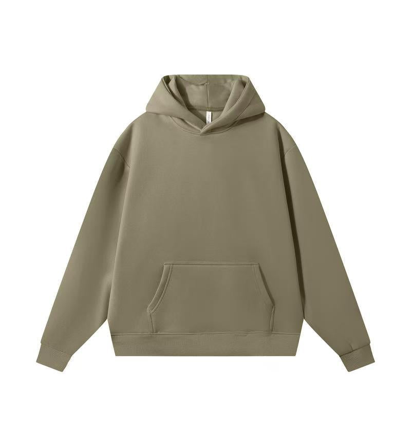 Mens Oversized Streetwear 100% Cotton Hoodie C02 print logo 10