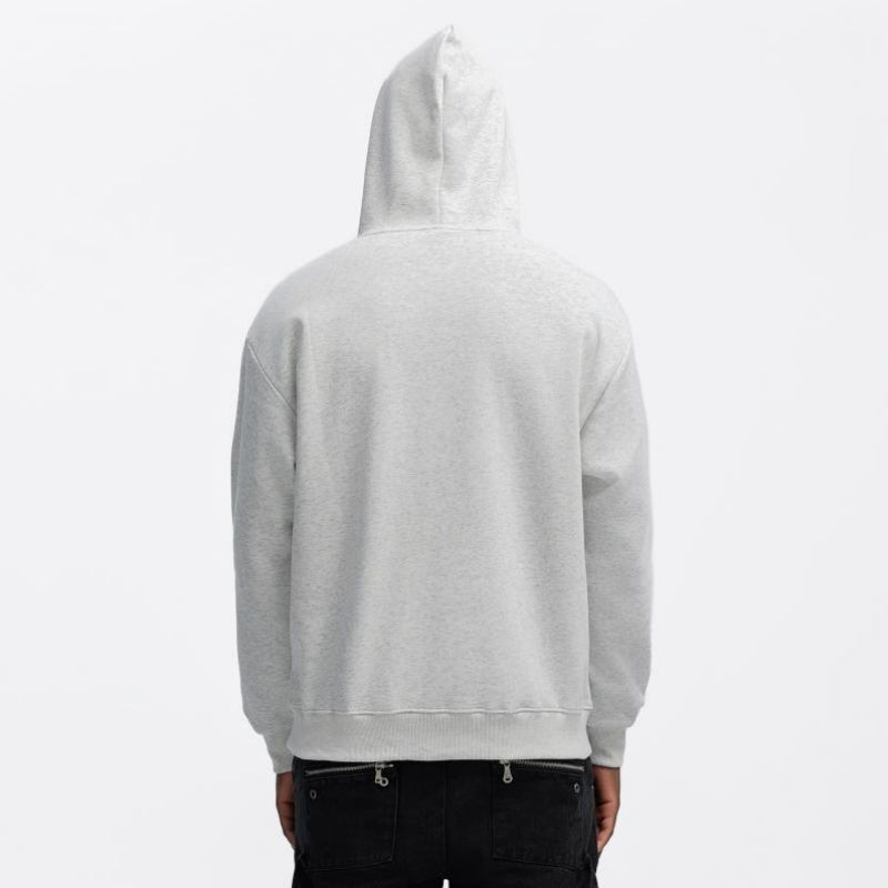 Mens Oversized Streetwear 100% Cotton Hoodie C02 print logo 2