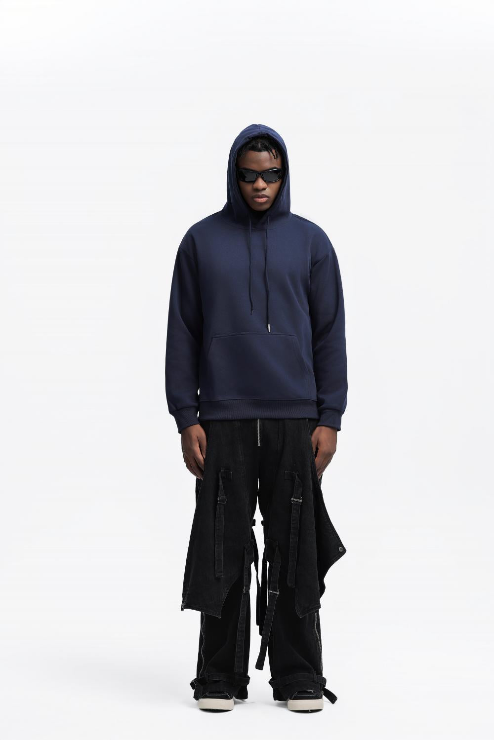Mens Oversized Streetwear 100% Cotton Hoodie C02 print logo 20
