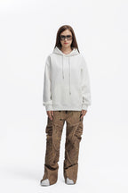 Mens Oversized Streetwear 100% Cotton Hoodie C02 print logo 24
