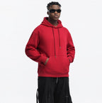 Mens Oversized Streetwear 100% Cotton Hoodie C02 print logo 34