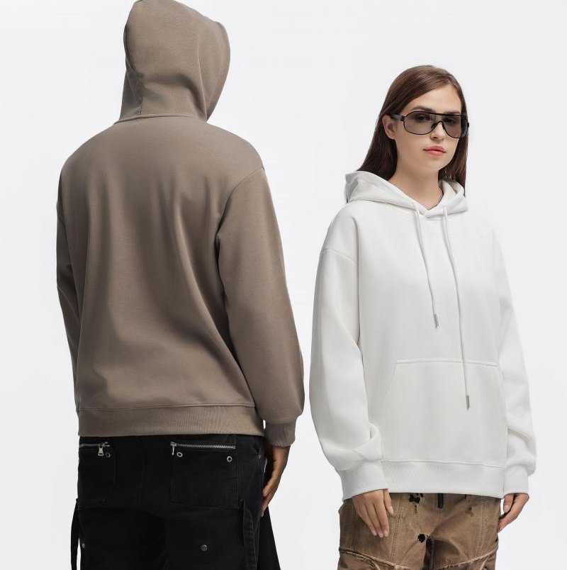 Mens Oversized Streetwear 100% Cotton Hoodie C02 print logo 39