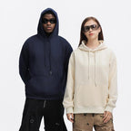 Mens Oversized Streetwear 100% Cotton Hoodie C02 print logo 41