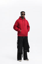 Mens Oversized Streetwear 100% Cotton Hoodie C02 print logo 46