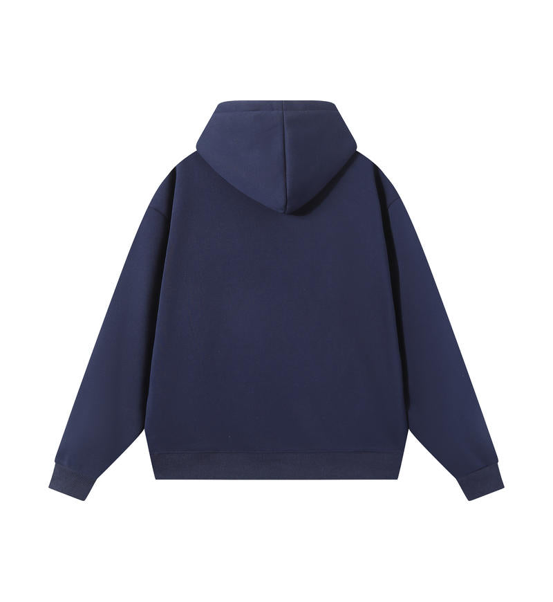 Mens Oversized Streetwear 100% Cotton Hoodie C02 print logo 5