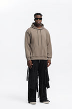 Mens Oversized Streetwear 100% Cotton Hoodie C02 print logo 51
