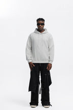 Mens Oversized Streetwear 100% Cotton Hoodie C02 print logo 53