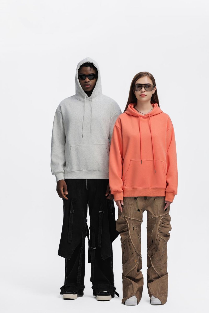 Mens Oversized Streetwear 100% Cotton Hoodie C02 print logo 65