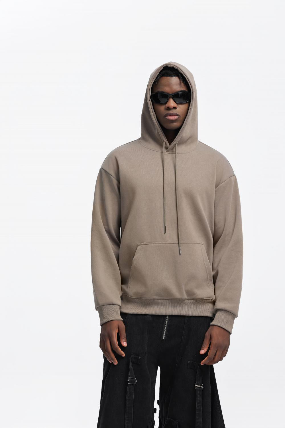 Mens Oversized Streetwear 100% Cotton Hoodie C02 print logo 70