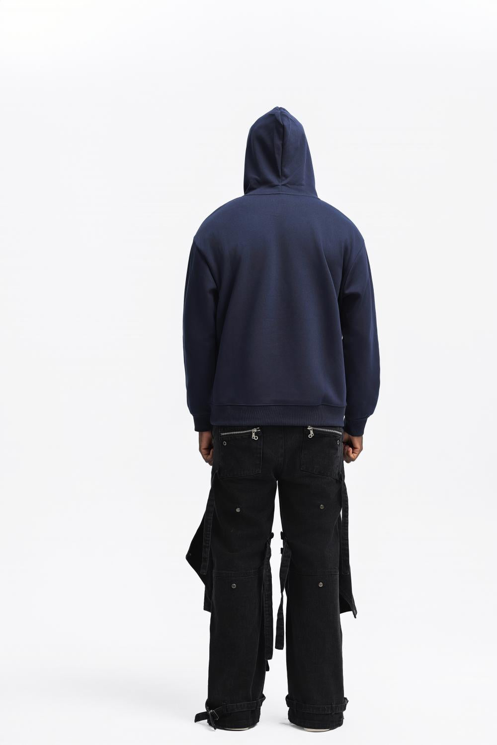 Mens Oversized Streetwear 100% Cotton Hoodie C02 print logo 72
