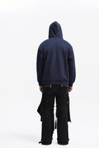 Mens Oversized Streetwear 100% Cotton Hoodie C02 print logo 72