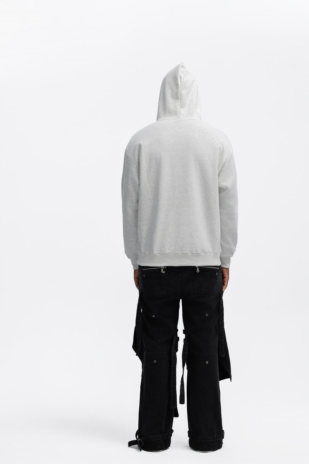 Mens Oversized Streetwear 100% Cotton Hoodie C02 print logo 74
