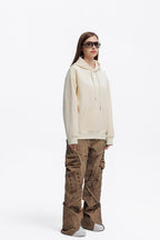Mens Oversized Streetwear 100% Cotton Hoodie C02 print logo 79