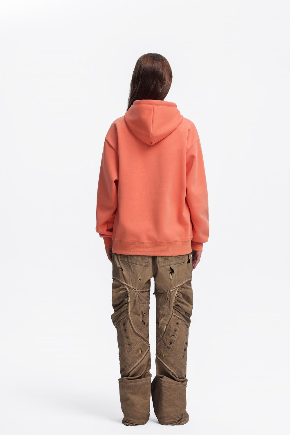 Mens Oversized Streetwear 100% Cotton Hoodie C02 print logo 84