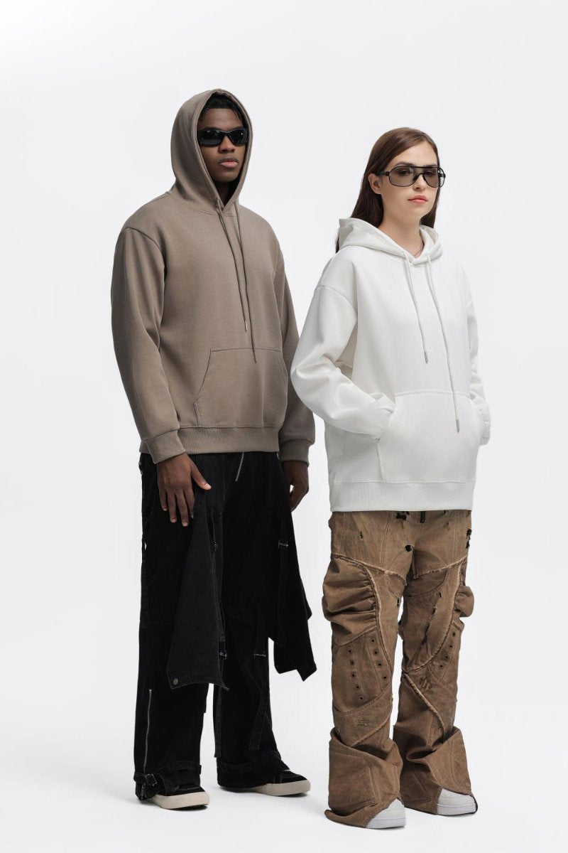 Mens Oversized Streetwear 100% Cotton Hoodie C02 print logo 85