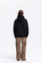 Mens Oversized Streetwear 100% Cotton Hoodie C02 print logo 91