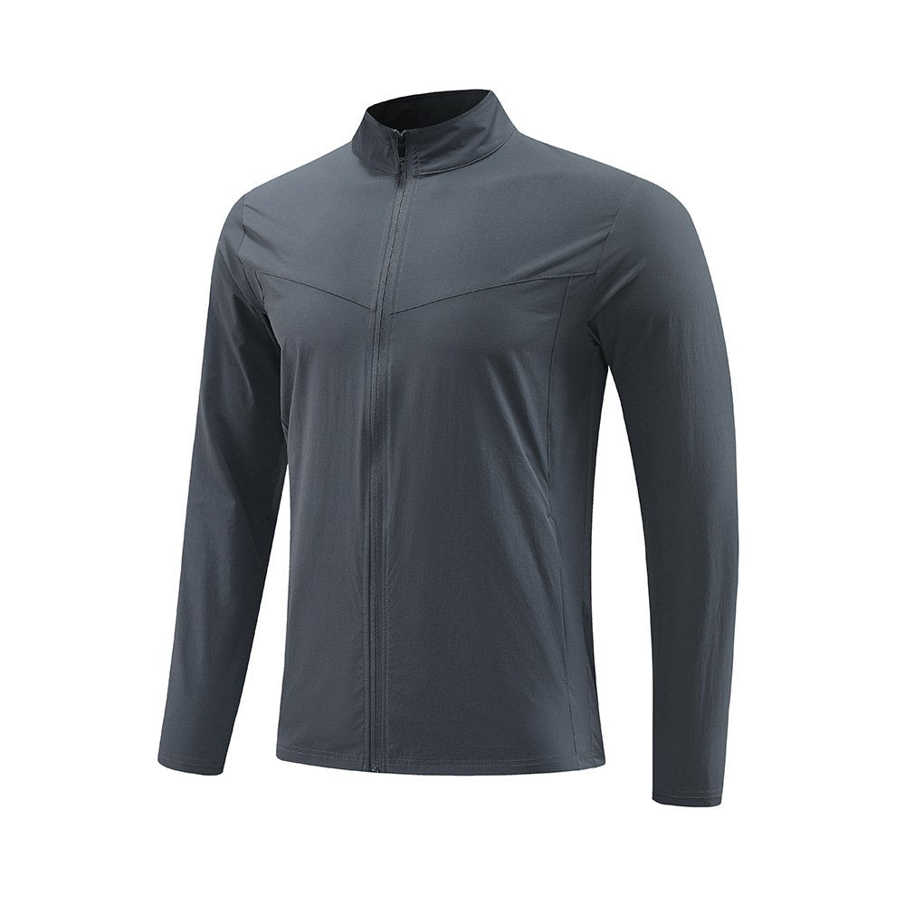 Mens Sports 90%nylon 10%spandex Gym Set C03-P03 - jacket print logo 21