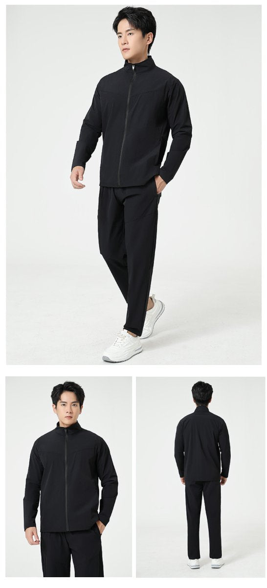Mens Sports 90%nylon 10%spandex Gym Set C03-P03 Set print logo 41