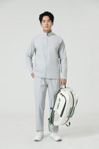 Mens Sports 90%nylon 10%spandex Gym Set C03-P03 Set print logo 1