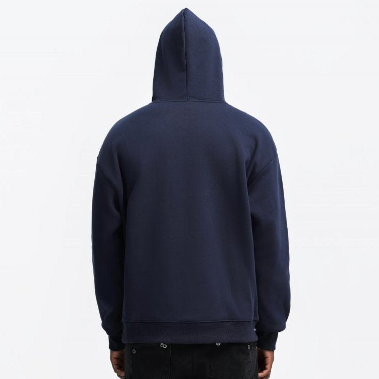 Mens Heavyweight Casual 100% Cotton Hoodie C05 print logo 2