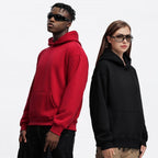 Mens Heavyweight Casual 100% Cotton Hoodie C05 print logo 31