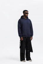 Mens Heavyweight Casual 100% Cotton Hoodie C05 print logo 34