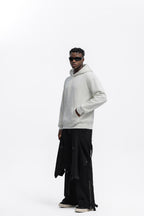 Mens Heavyweight Casual 100% Cotton Hoodie C05 print logo 36