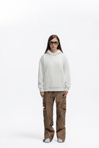 Mens Heavyweight Casual 100% Cotton Hoodie C05 print logo 48