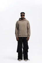 Mens Heavyweight Casual 100% Cotton Hoodie C05 print logo 49